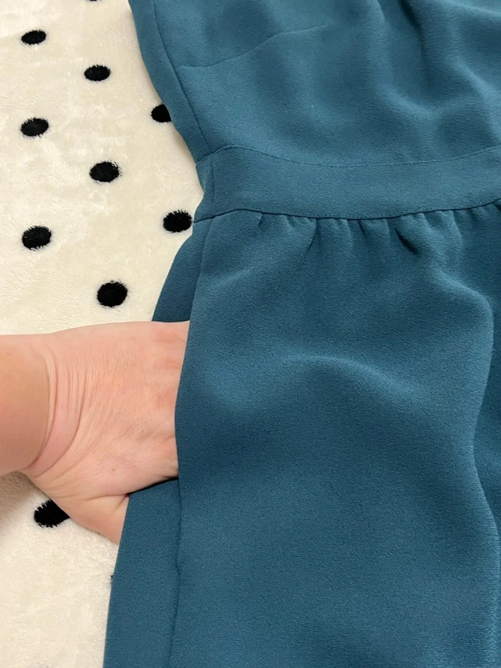 J. Crew Teal Cap Sleeve Dress Size 4_10